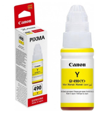 Чернила Canon Pixma (70 гр.) Yellow [GI-490] Оригинал [0666C001AB]